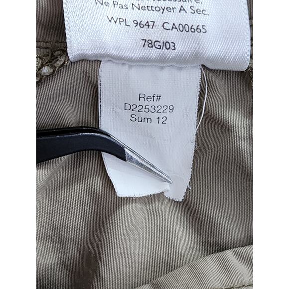 Eddie Bauer Nylon Cargo Pants Size 35/30 Tan Outdoors Fishing Hunting Hiking - Picture 9 of 15